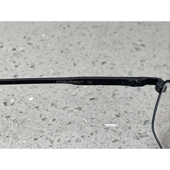 Eyebuydirect Tab Gunmetal Rectangle Eyeglasses Frames ONLY 52-17-138 C2 - Picture 8 of 12